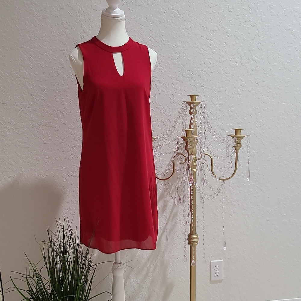 I.N. San Francisco Vibrant Red Dress